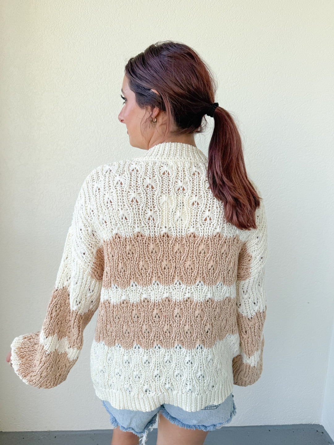 PRE-ORDER: CABLE KNIT CARDIGAN