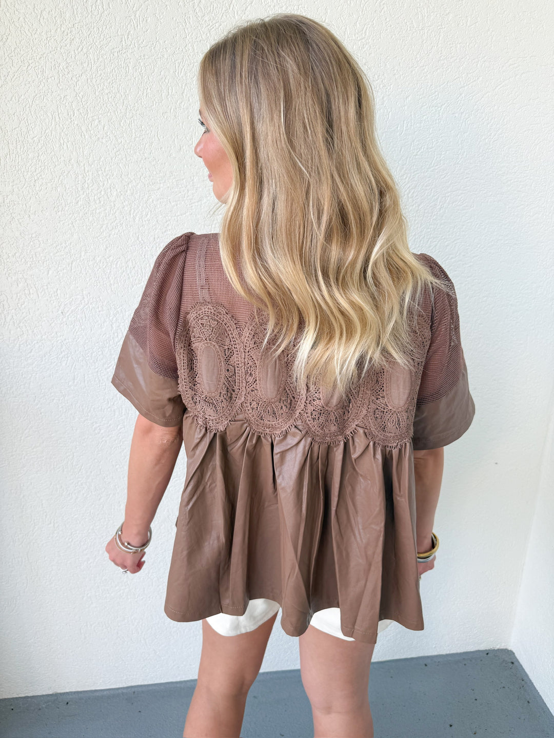 PRE-ORDER: LACE OVERLAY TOP