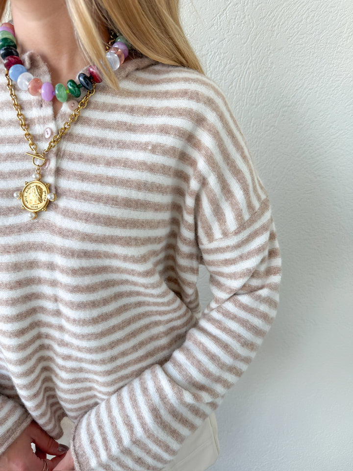 MARGARET STRIPED SWEATER
