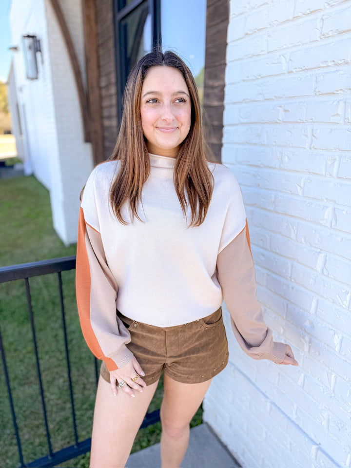 COLORBLOCK COZY SWEATER