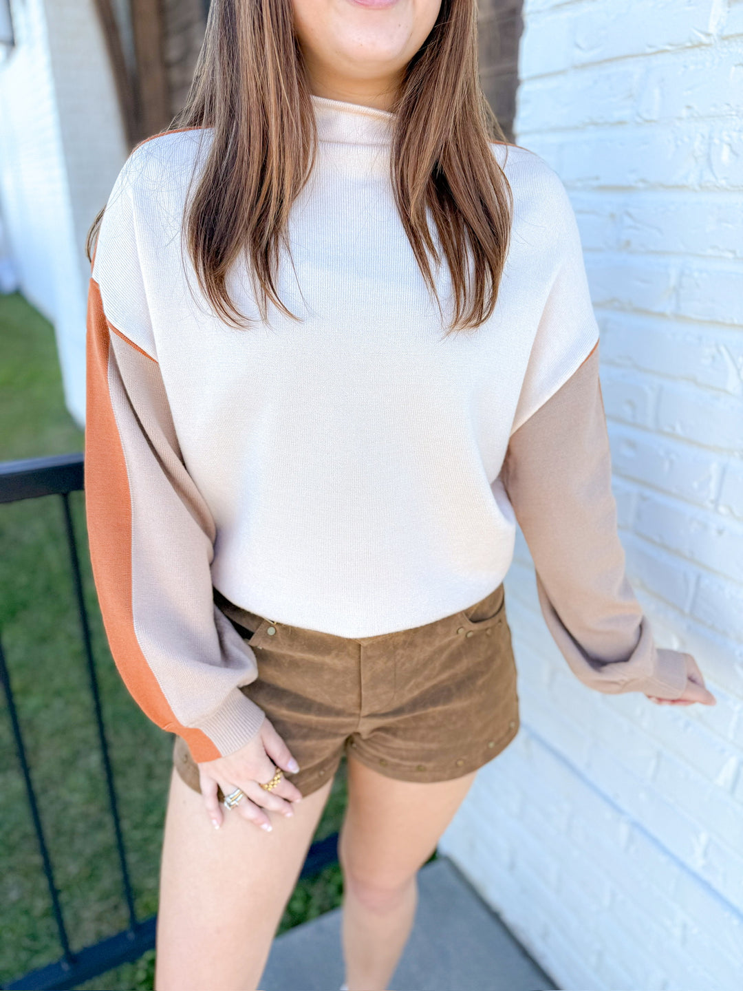 COLORBLOCK COZY SWEATER