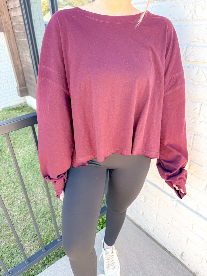 BACK TO IT CROSSOVER TOP