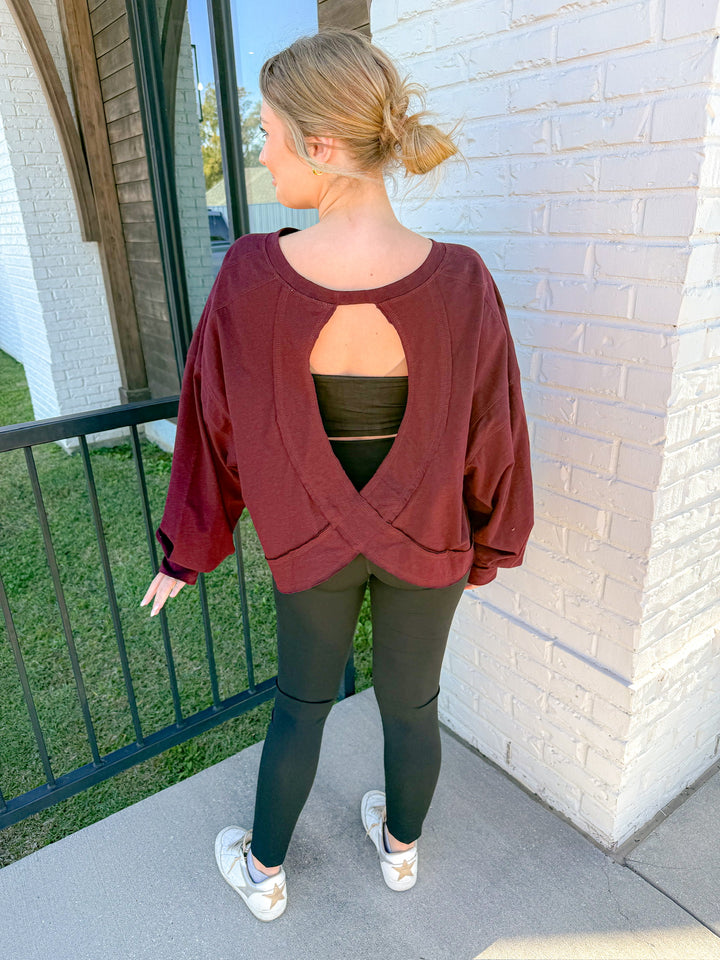 BACK TO IT CROSSOVER TOP