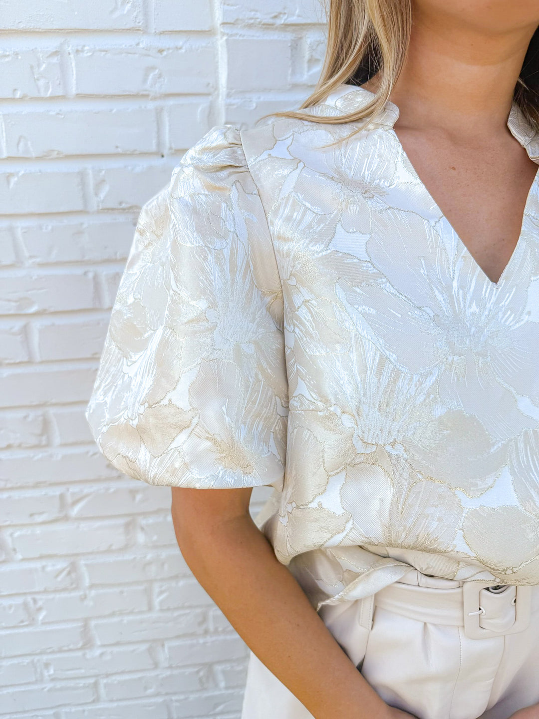 CHAMPAGNE MOMENT BLOUSE