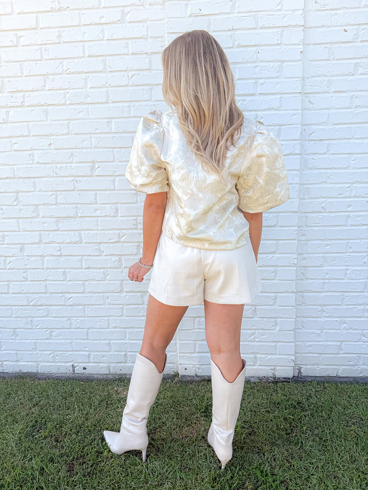 CHAMPAGNE MOMENT BLOUSE