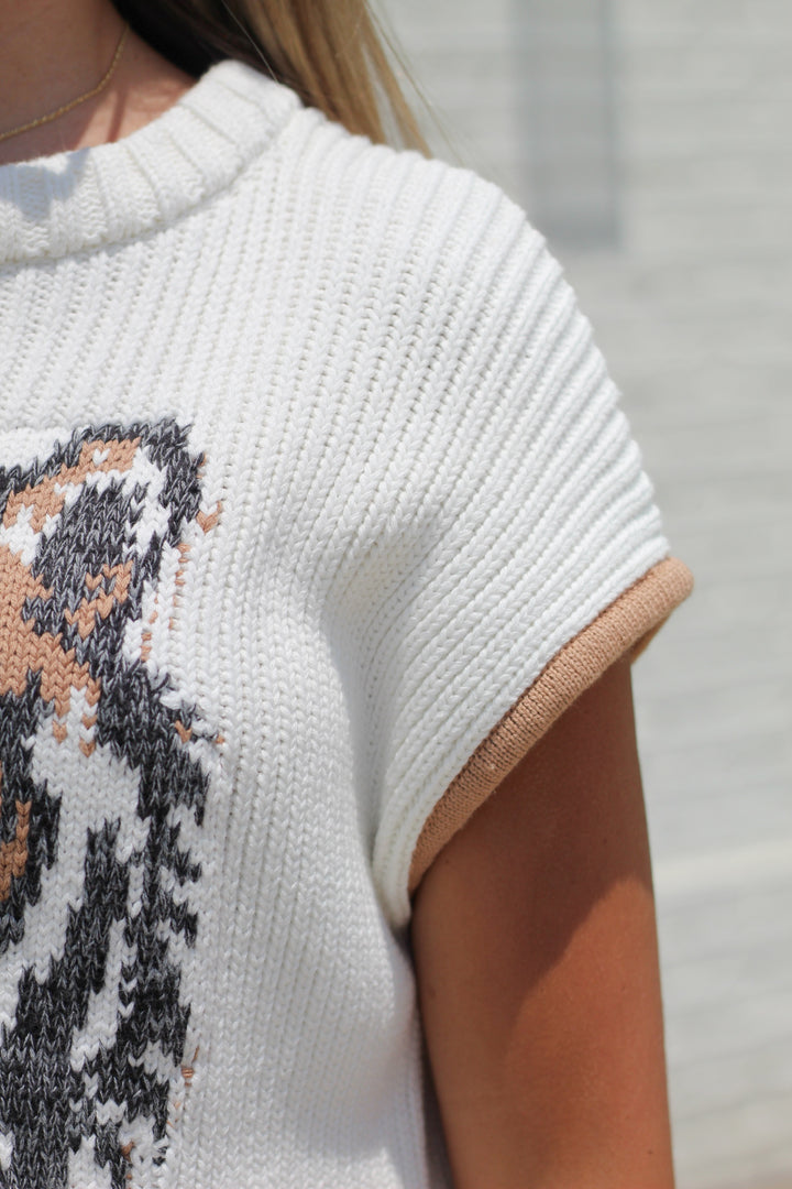 READY TO ROAR TIGER SWEATER VEST