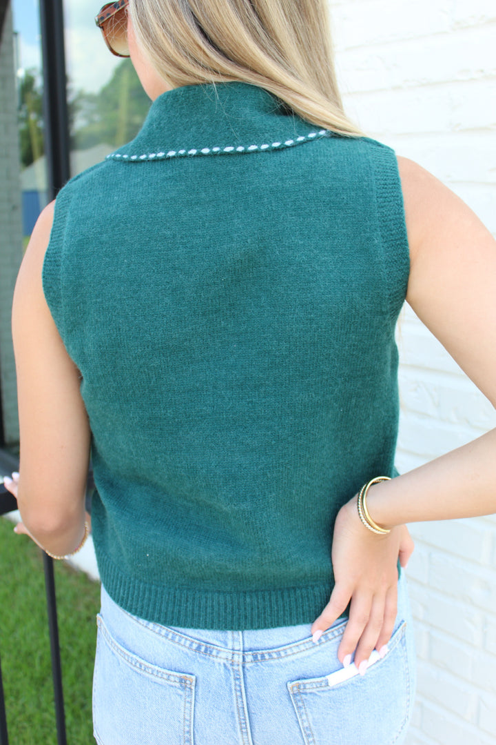 FIRST CLASS SELF TIE KNIT TOP