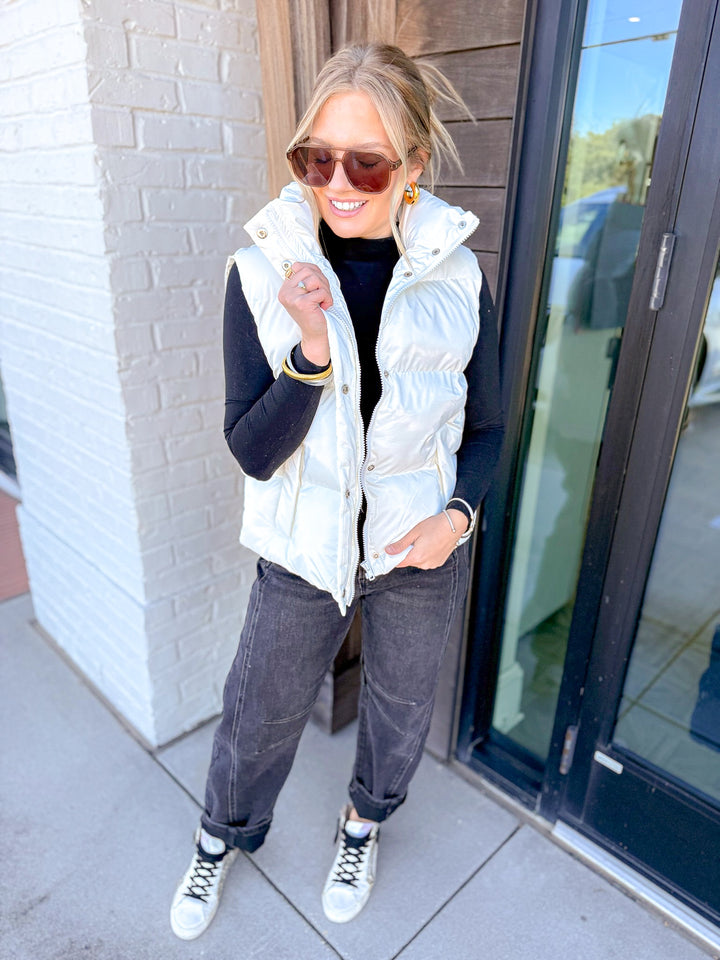 POLISHED PUFFER VEST