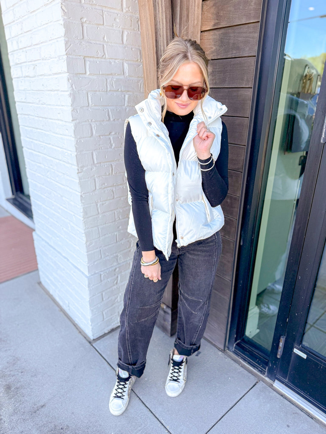 POLISHED PUFFER VEST