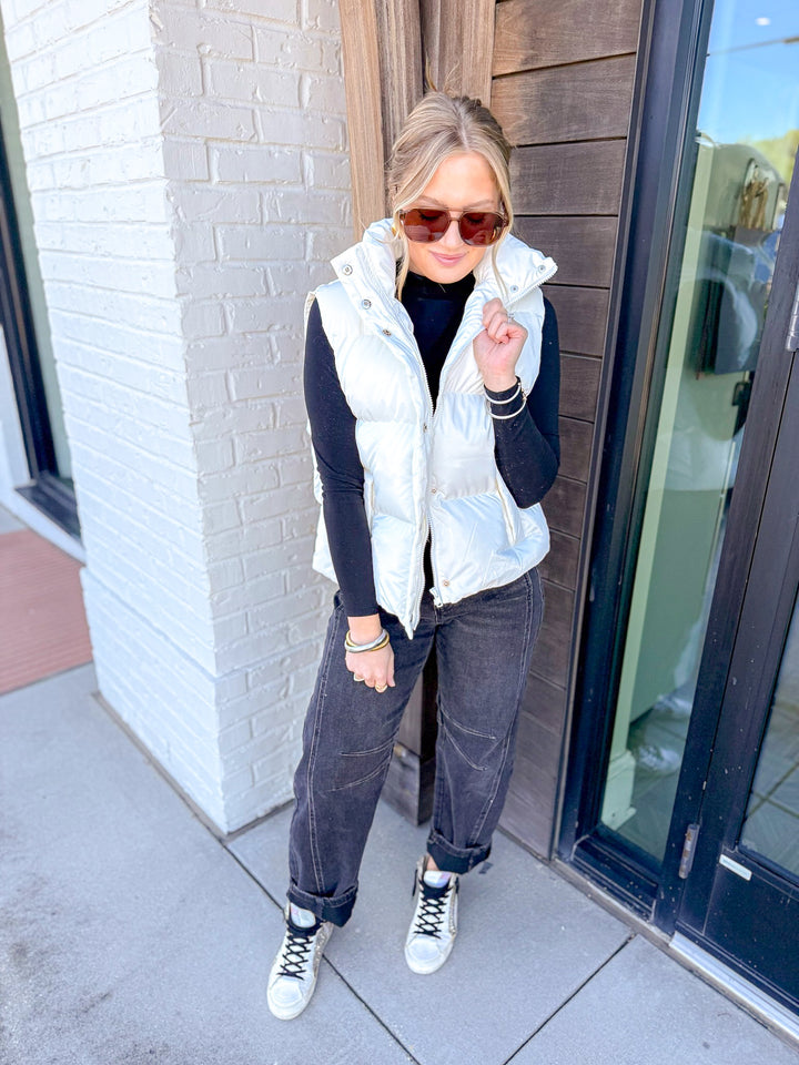 POLISHED PUFFER VEST