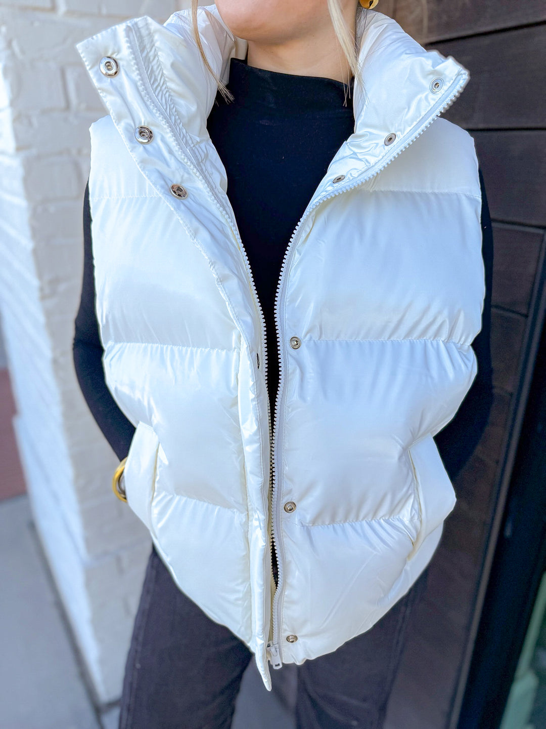 POLISHED PUFFER VEST