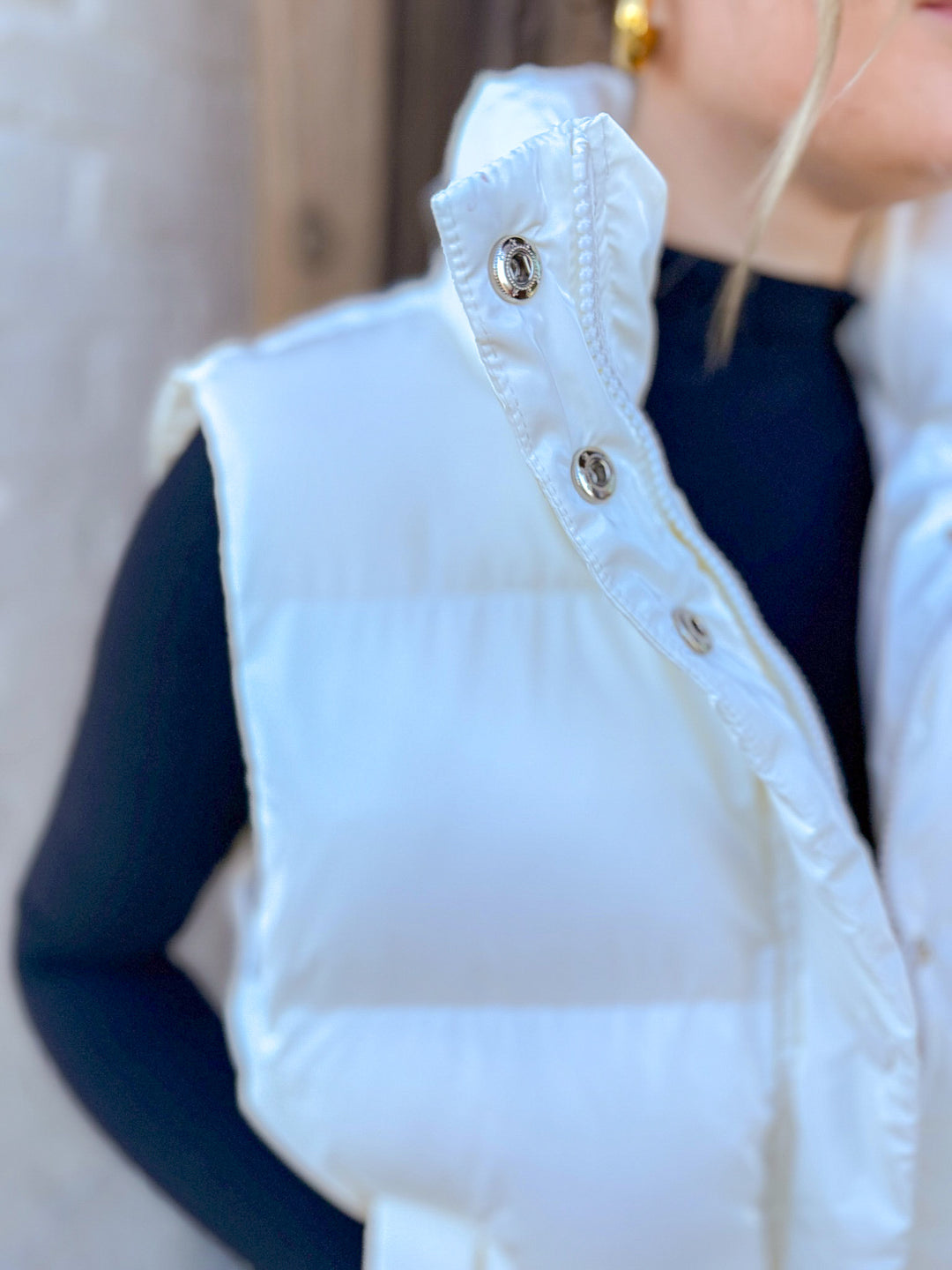 POLISHED PUFFER VEST