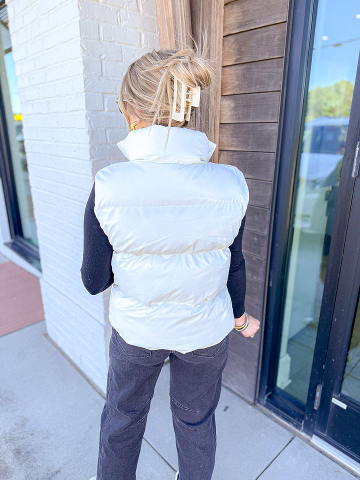 POLISHED PUFFER VEST