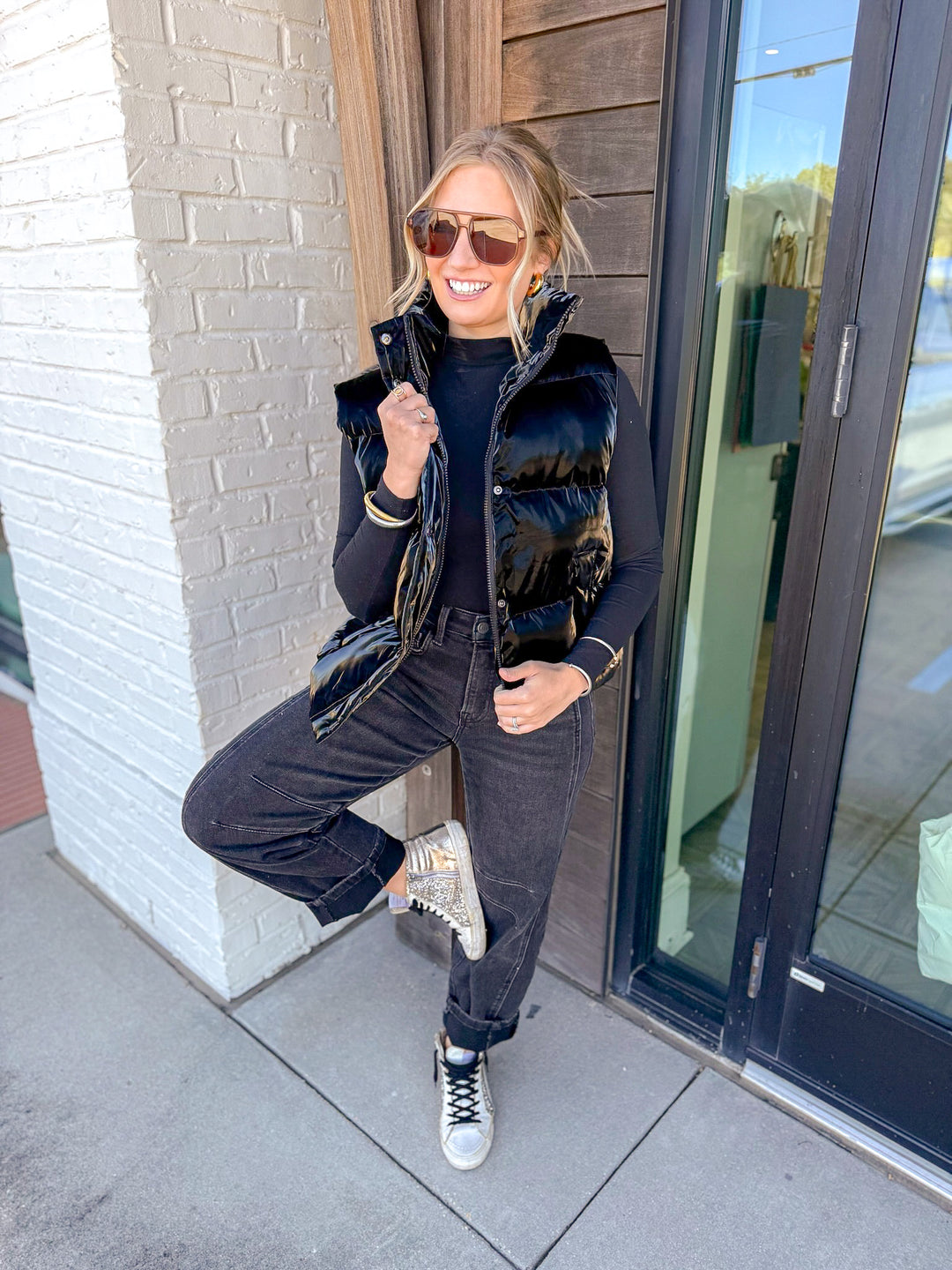 POLISHED PUFFER VEST