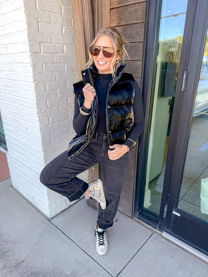 POLISHED PUFFER VEST