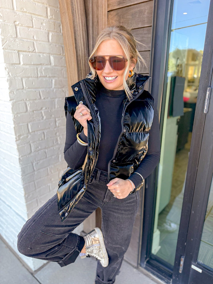 POLISHED PUFFER VEST