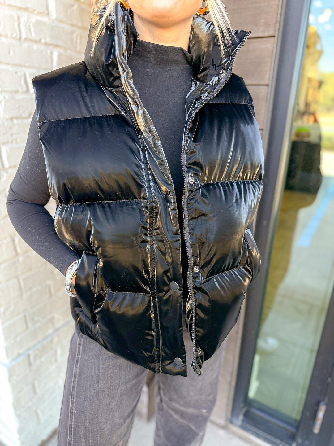 POLISHED PUFFER VEST