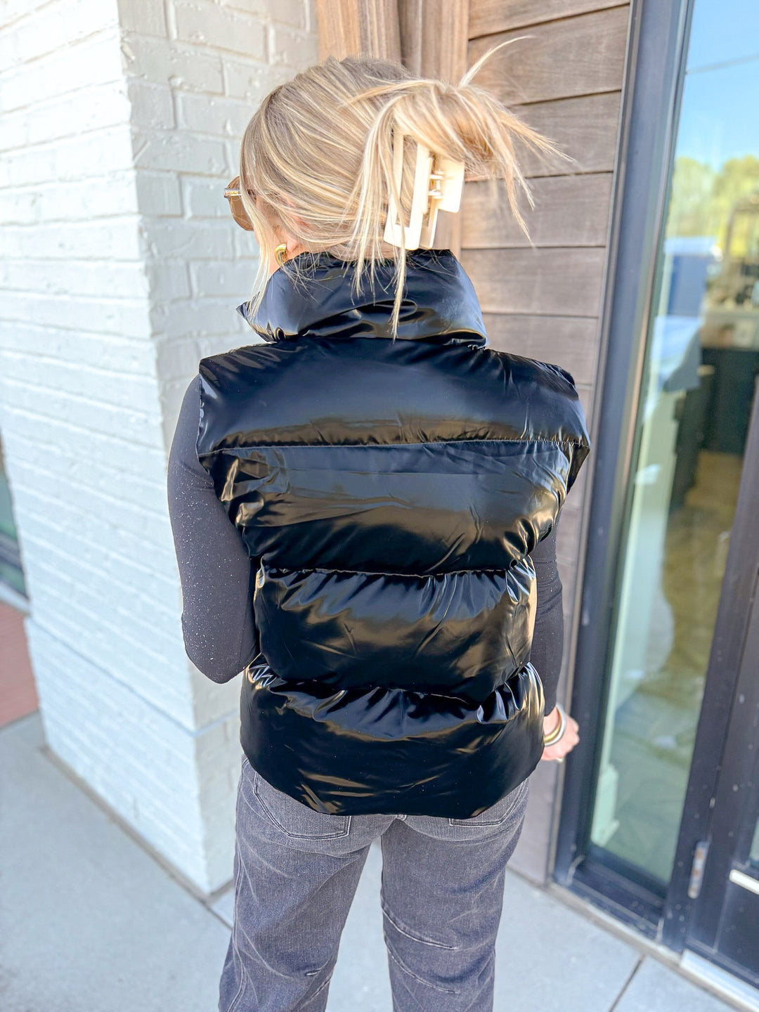 POLISHED PUFFER VEST