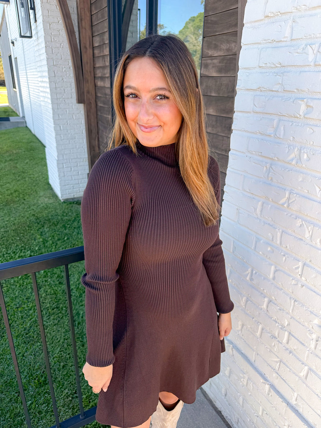 LATTE LOVE KNIT DRESS