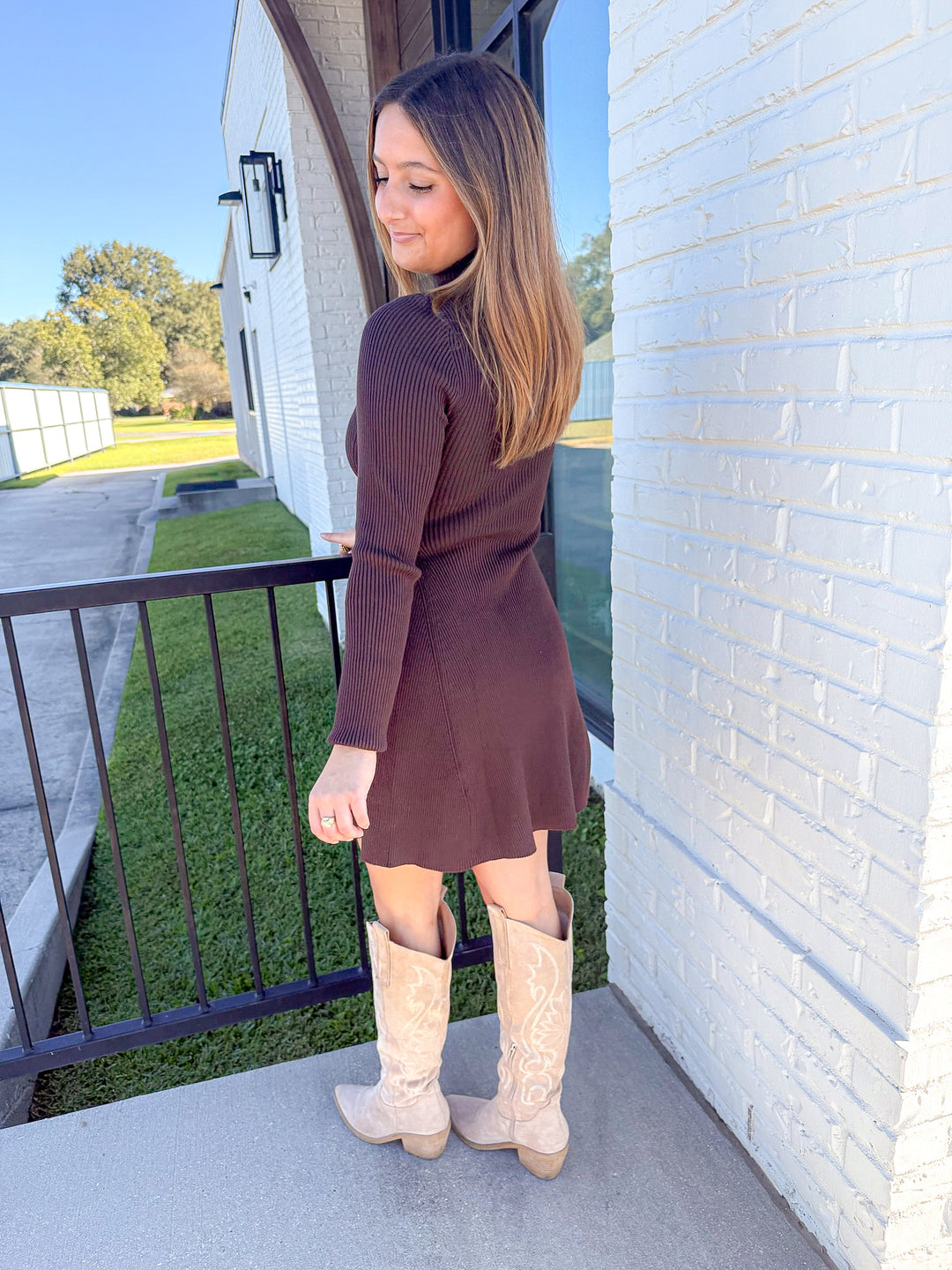 LATTE LOVE KNIT DRESS