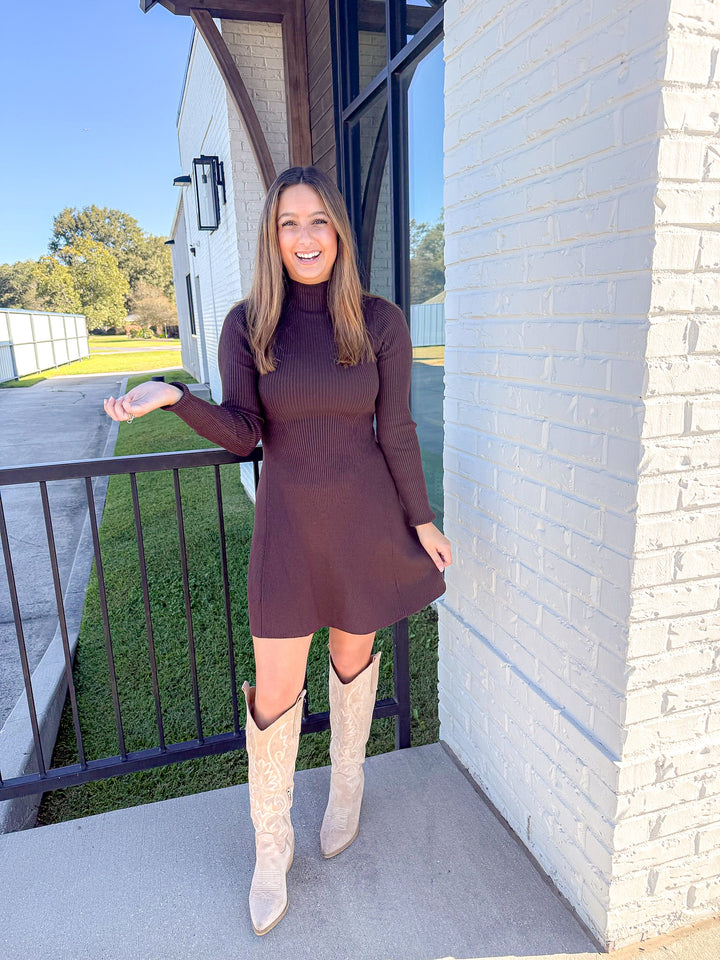 LATTE LOVE KNIT DRESS