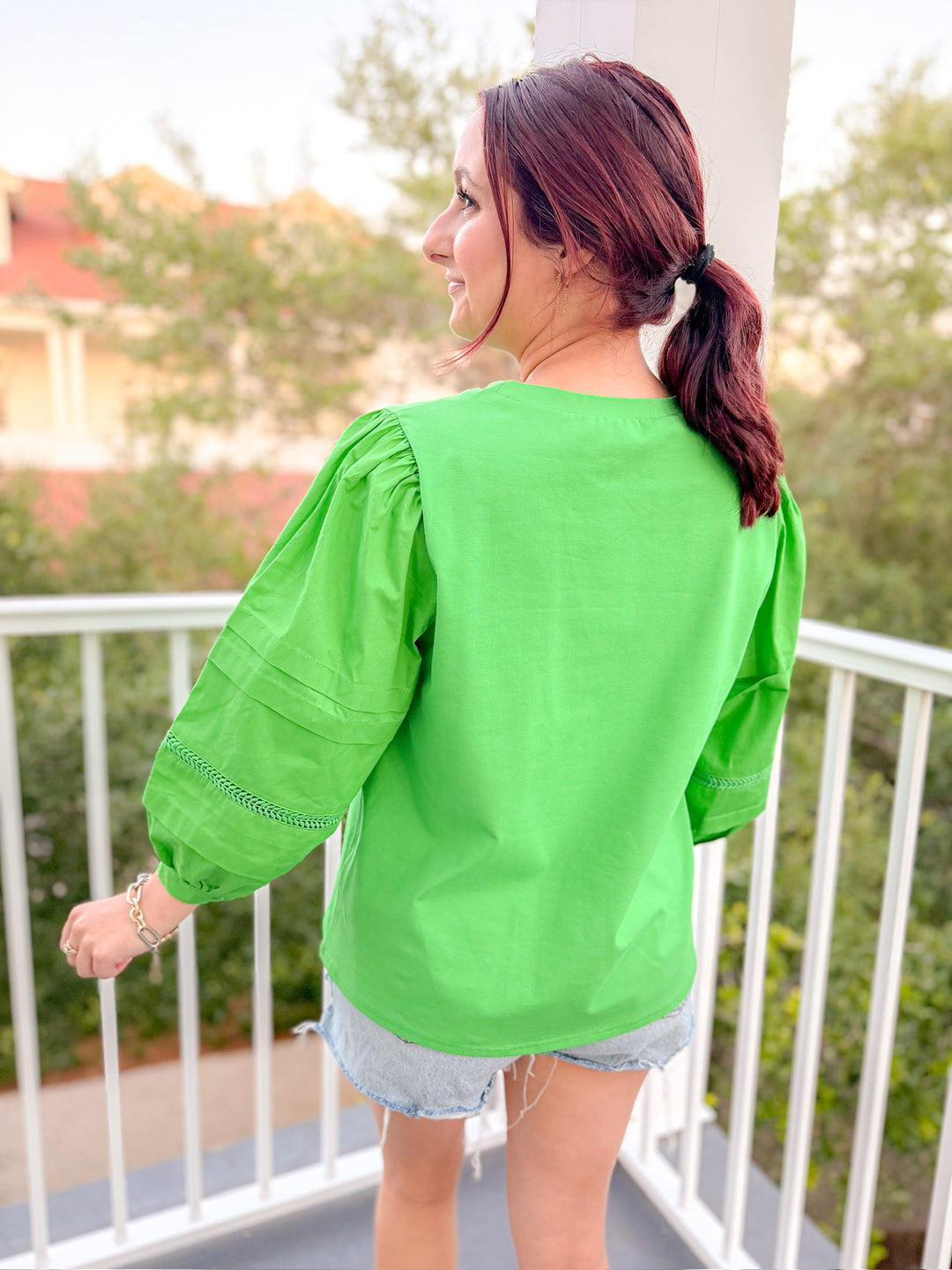 THE GREEN LIGHT BLOUSE