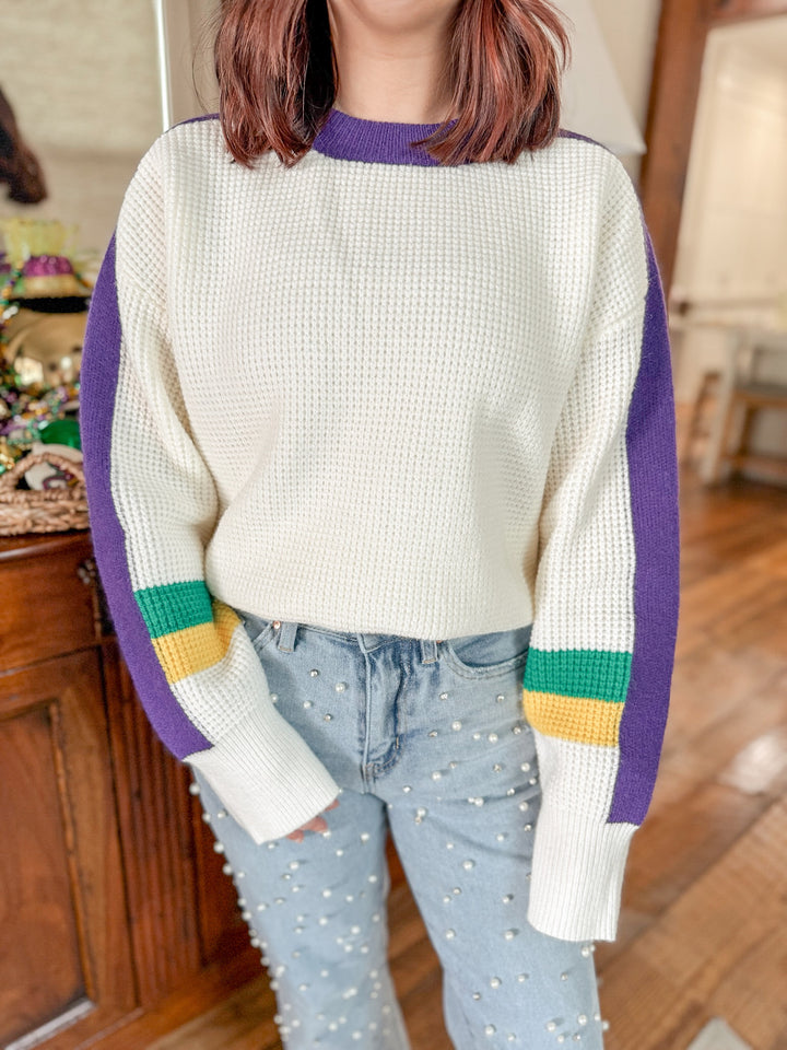 CARNIVAL CLASSIC STRIPE SWEATER