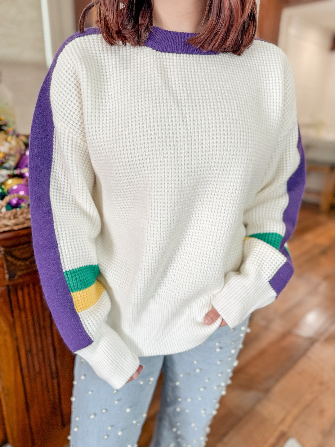 CARNIVAL CLASSIC STRIPE SWEATER