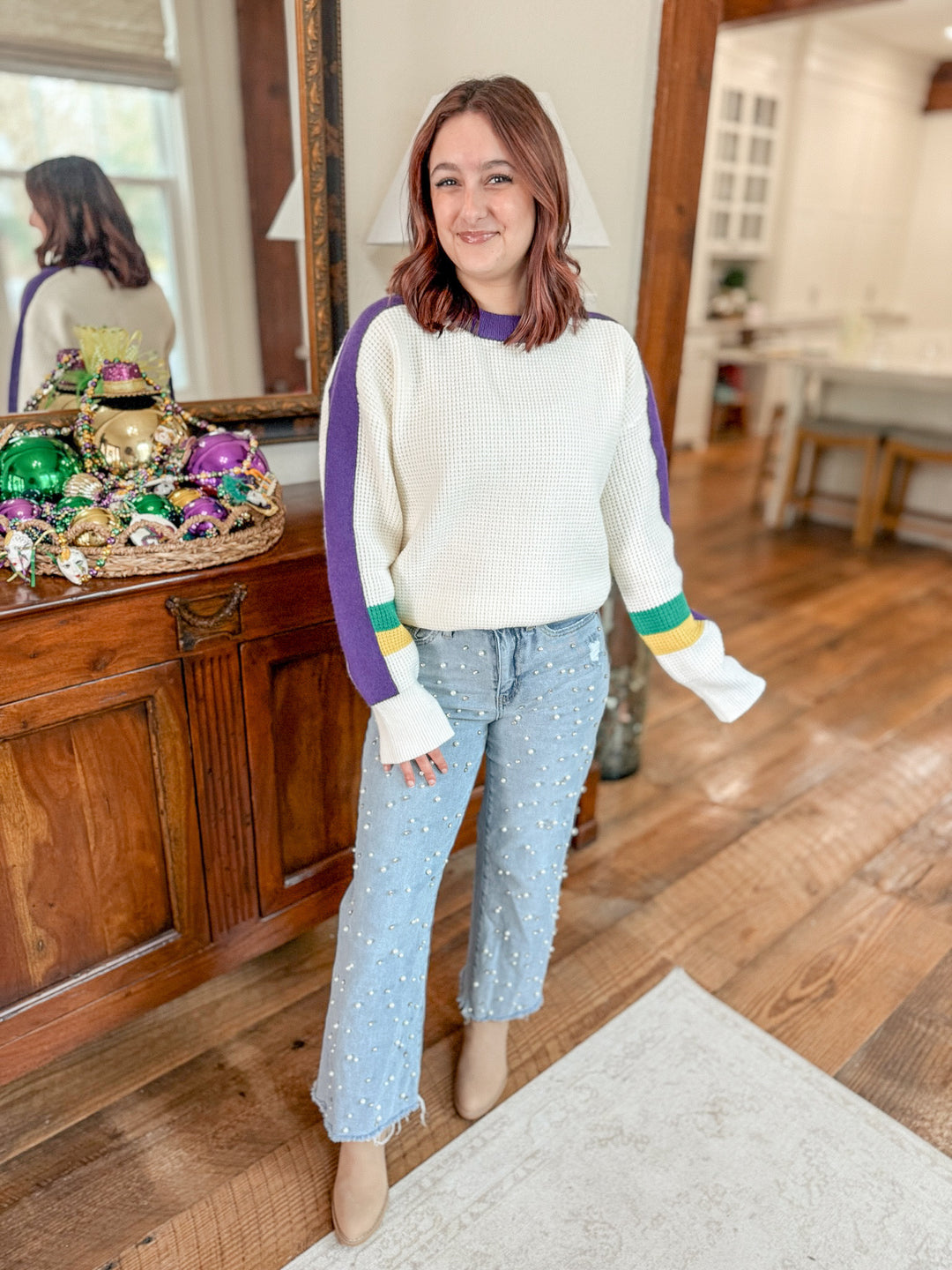 CARNIVAL CLASSIC STRIPE SWEATER