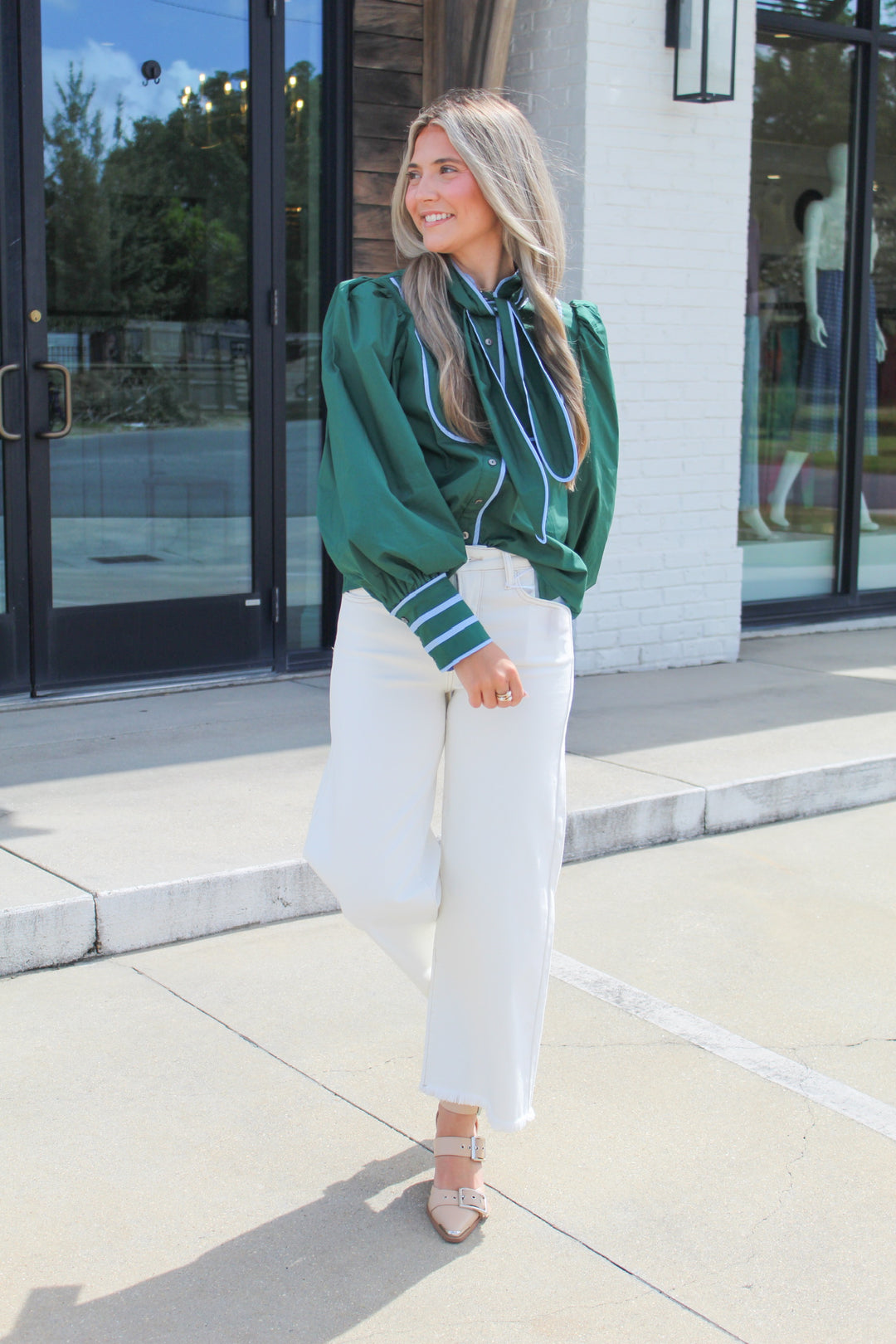 STELLA NECK TIE BLOUSE