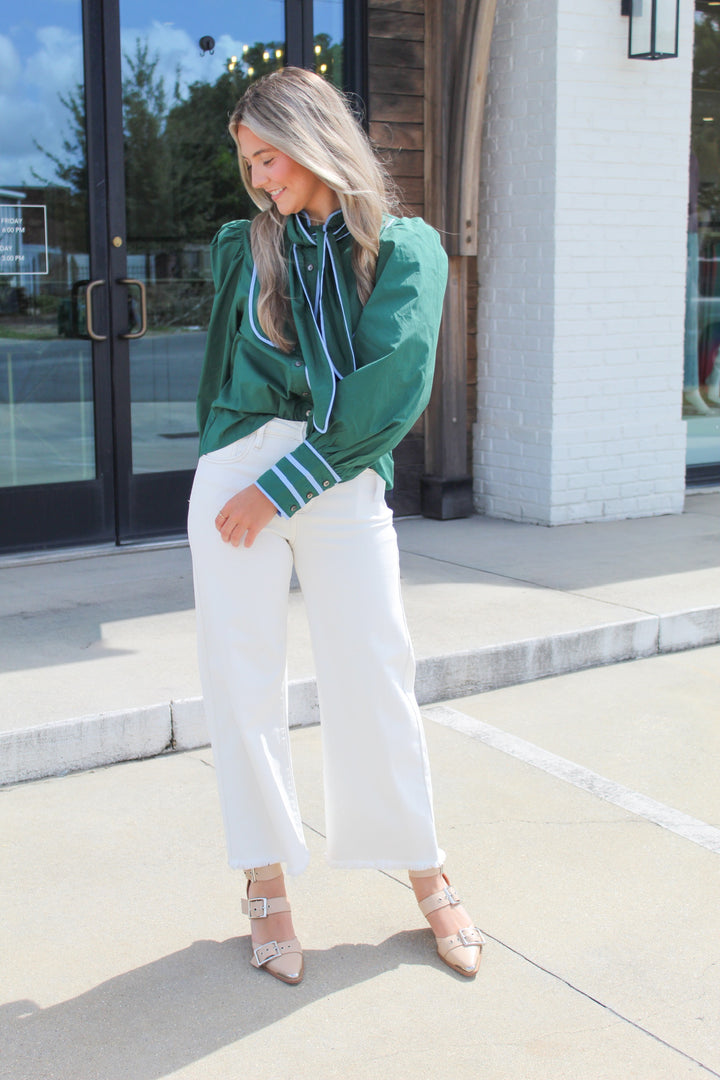 STELLA NECK TIE BLOUSE