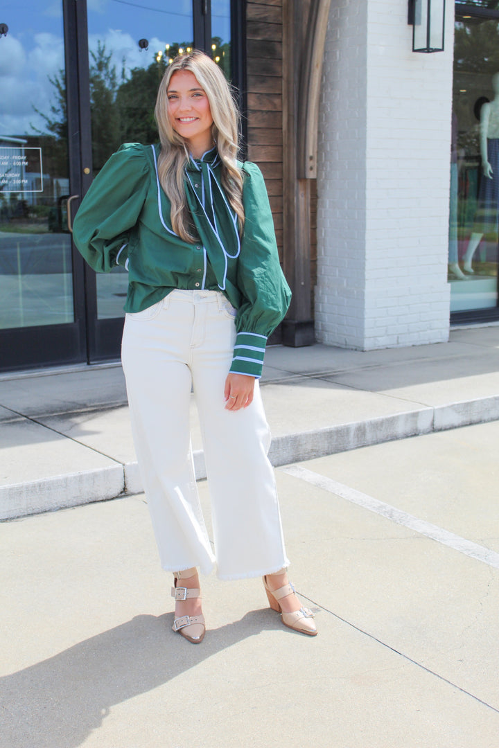 STELLA NECK TIE BLOUSE