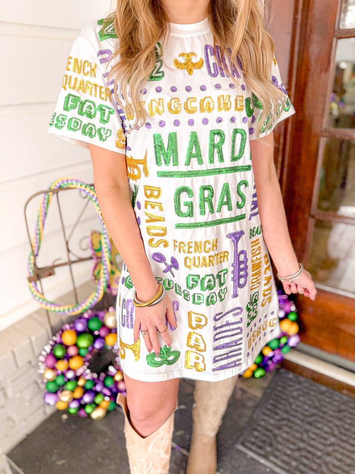 ALL THINGS MARDI GRAS DRESS