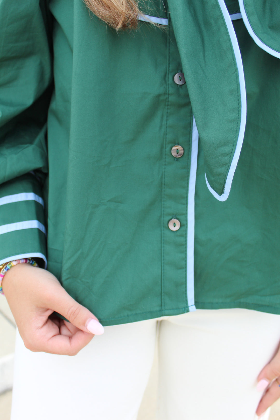 STELLA NECK TIE BLOUSE