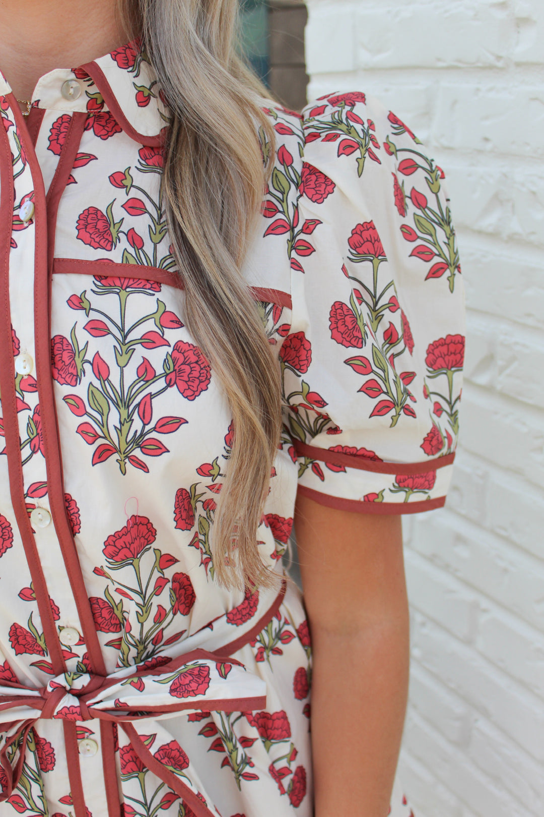 FRAN FLORAL BABYDOLL DRESS