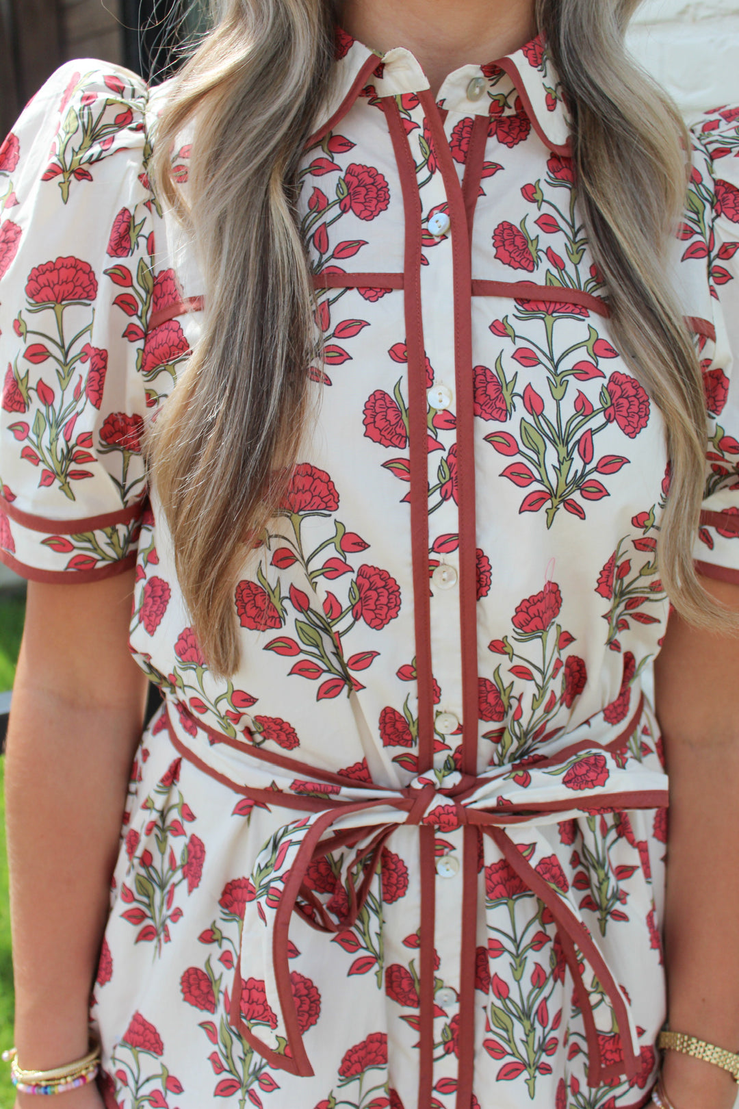 FRAN FLORAL BABYDOLL DRESS