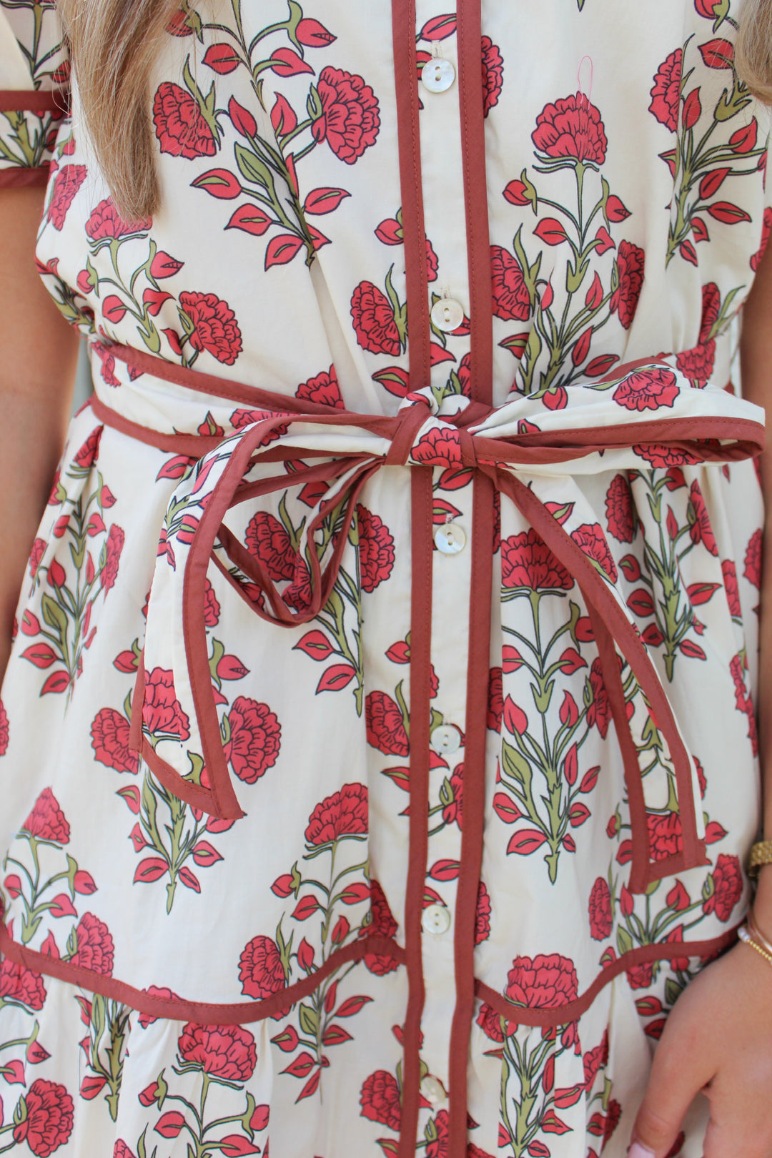 FRAN FLORAL BABYDOLL DRESS