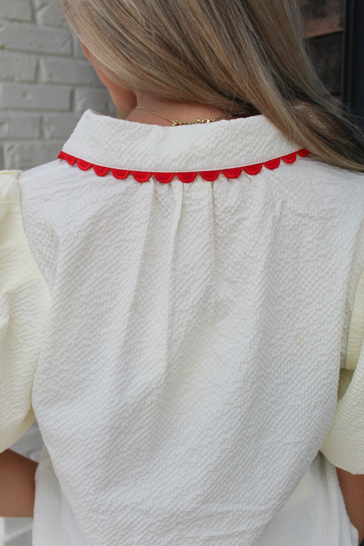 RUBY FLORAL PUFF SLEEVE TOP