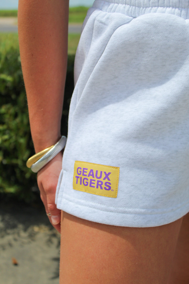 GEAUX TIGERS SET SHORTS