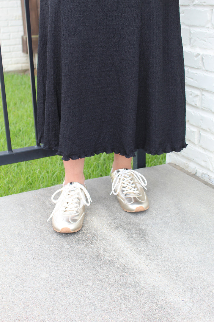 ROSIE TEXTURED MIDI DRESS