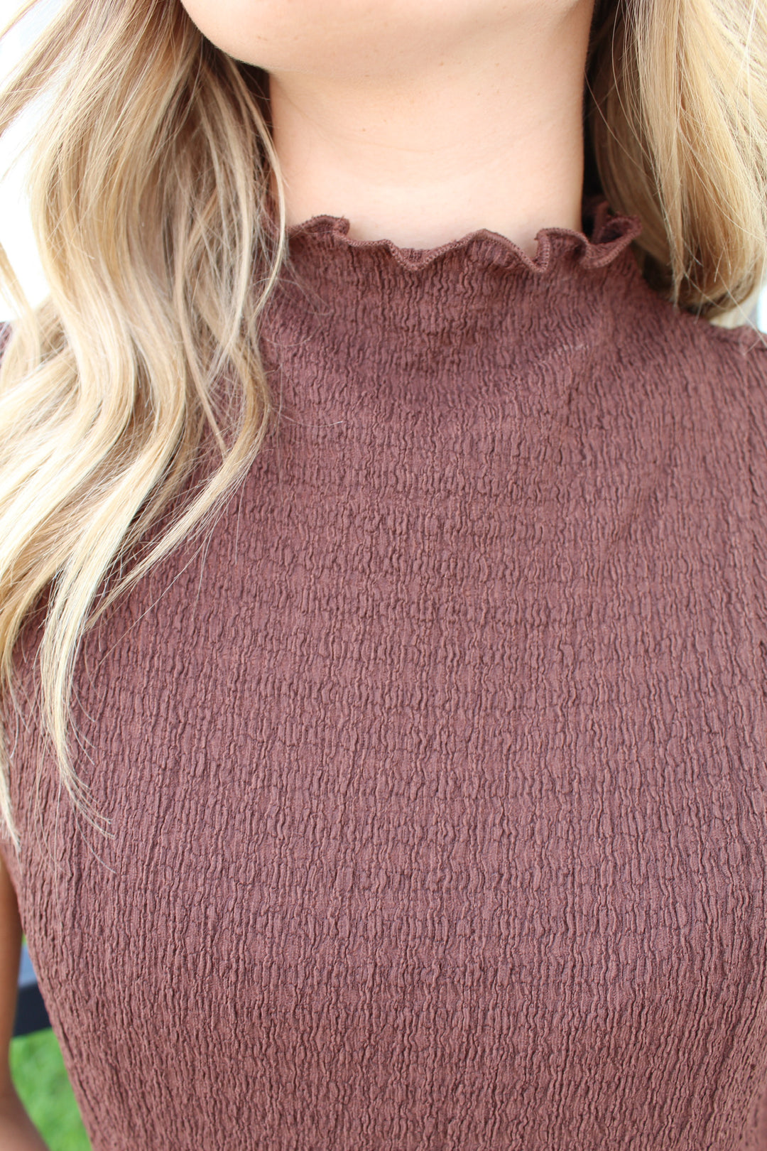 ROSIE TEXTURED MIDI DRESS