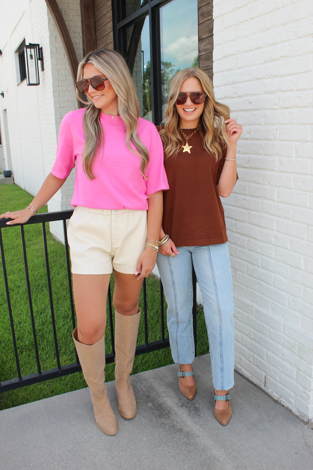 THE STAPLE SHORT SLEEVE KNIT TOP