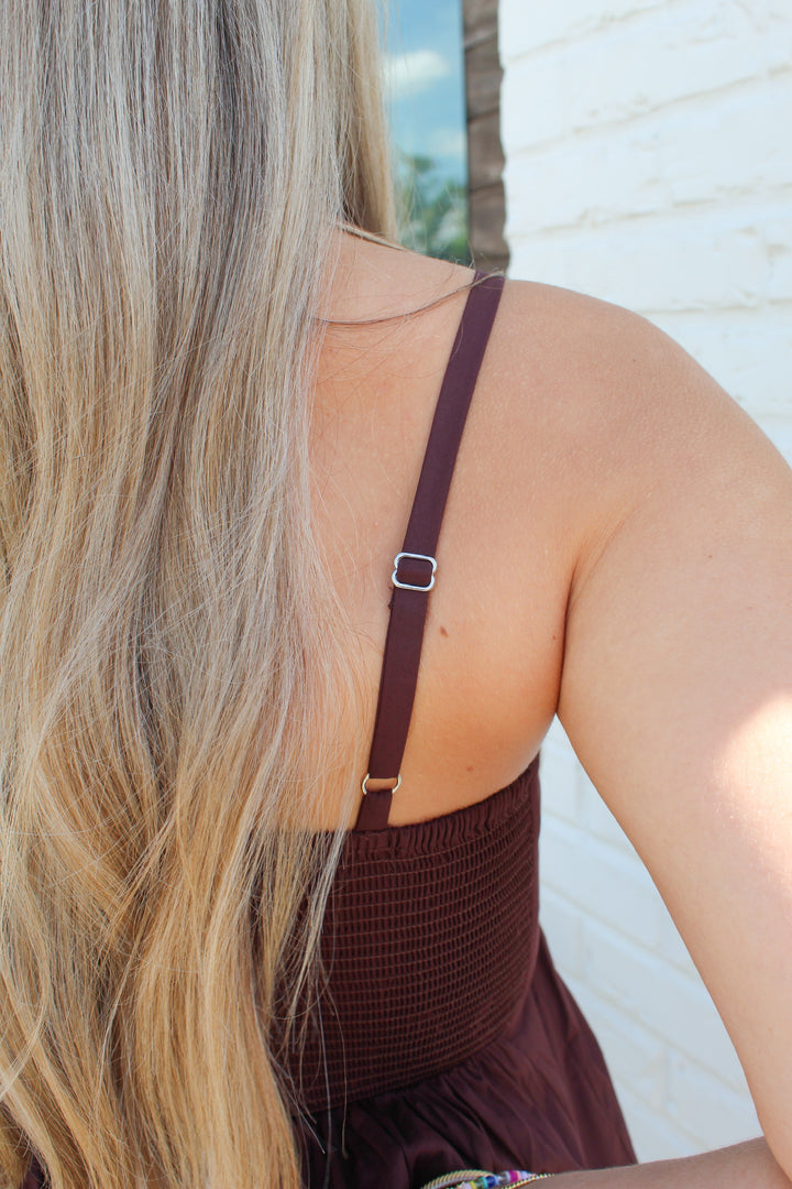 SCARLETT PEPLUM SLEEVELESS TOP