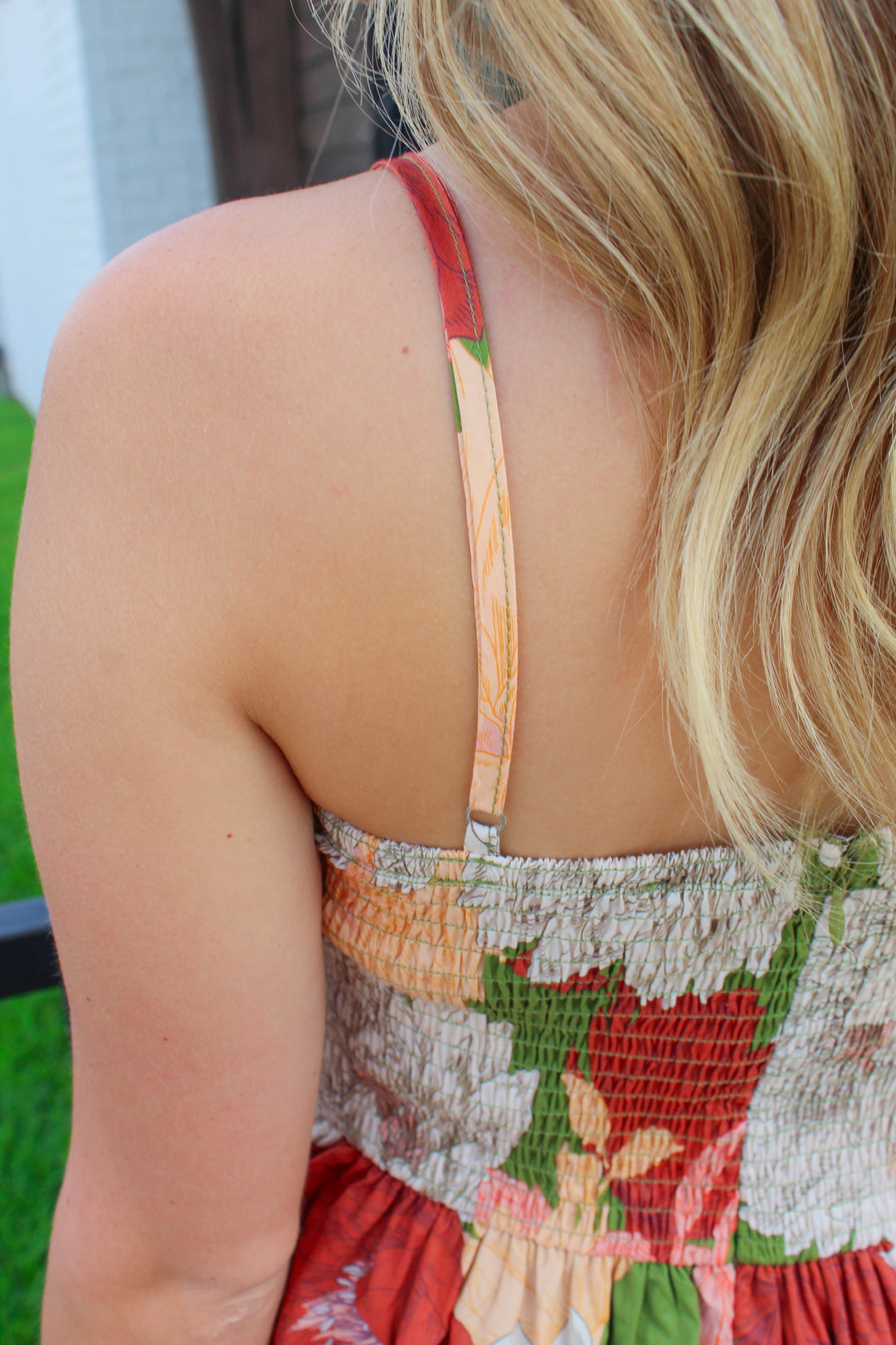 PRETTY PERFECT FLORAL MIDI DRESS