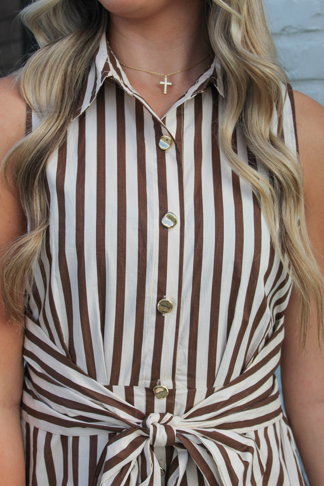 MADELINE BELTED MIDI DRESS