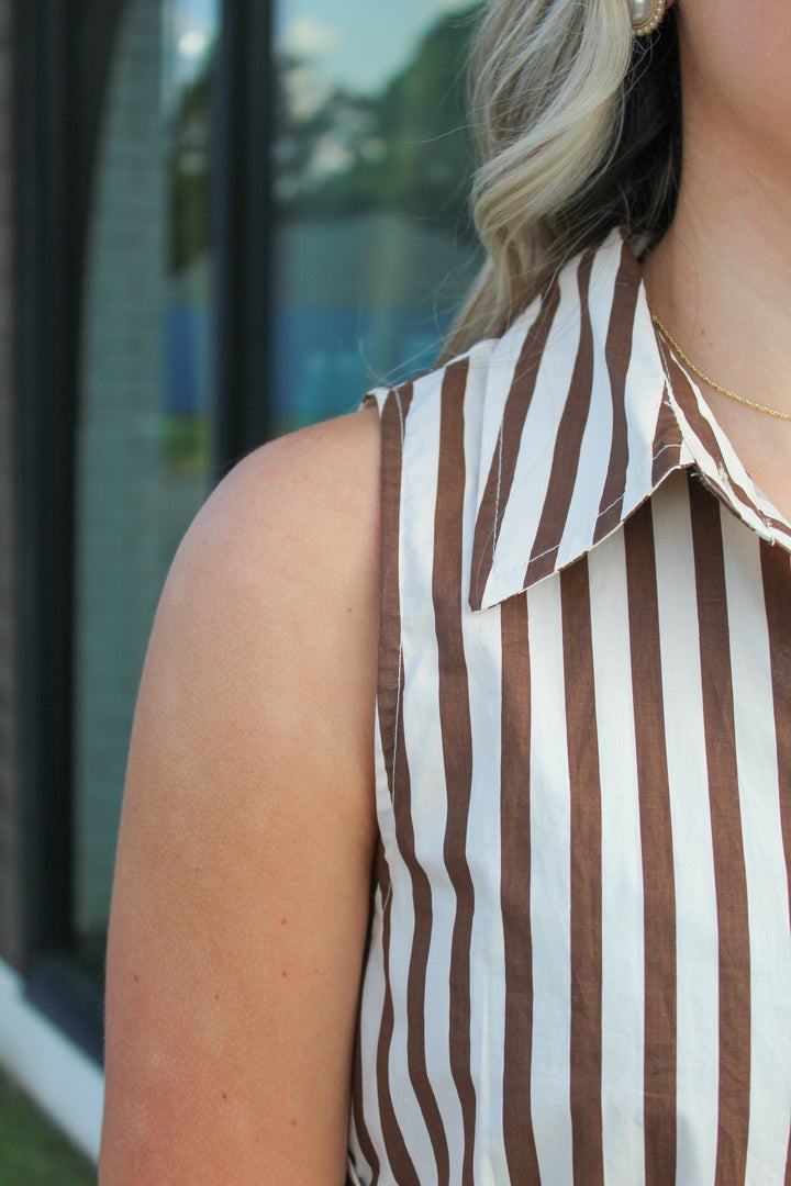 MADELINE BELTED MIDI DRESS