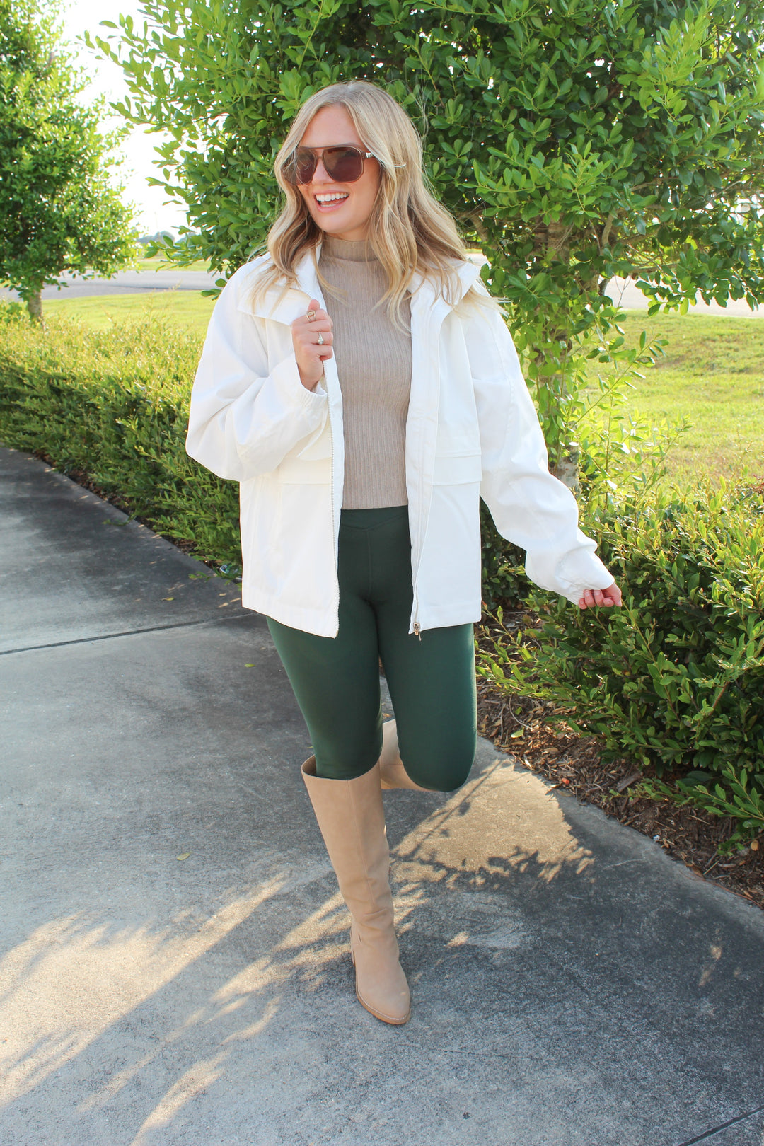 WEATHER OR NOT WHITE RAINCOAT JACKET