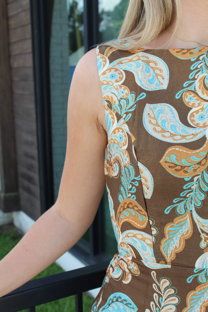JILLIAN JAQUARD MINI DRESS
