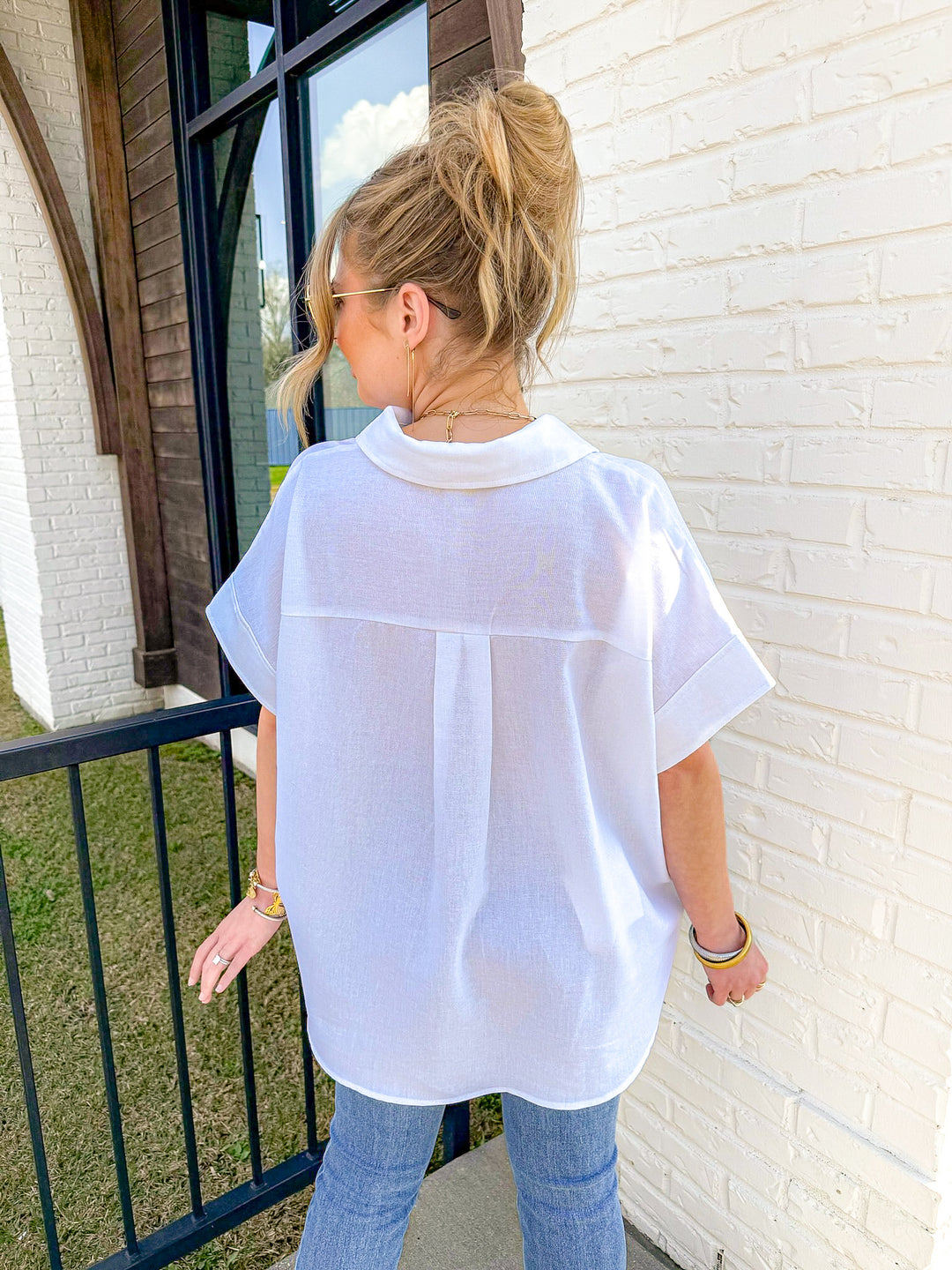 EASY LIVING LINEN TOP
