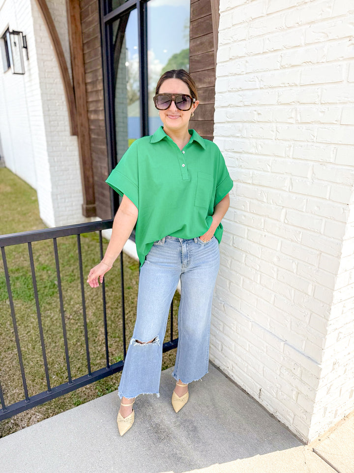 EASY LIVING LINEN TOP